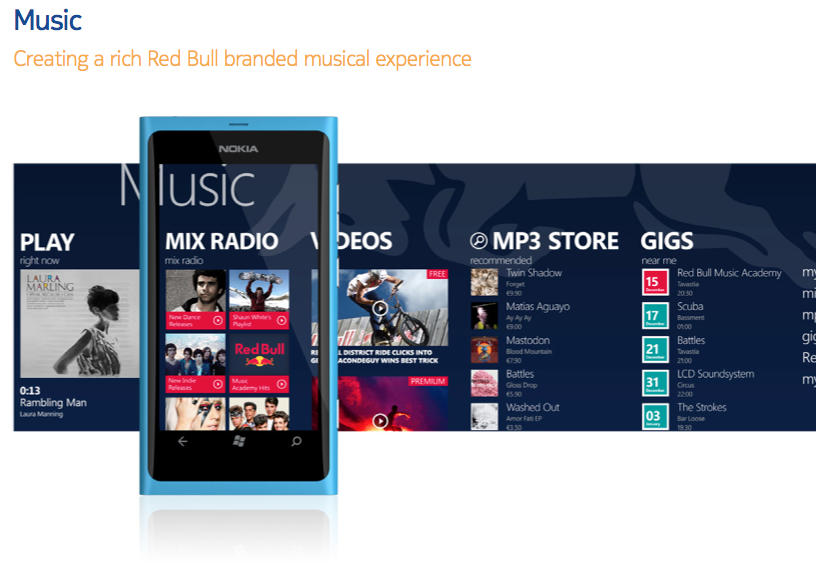 Red Bull on Windows Phone