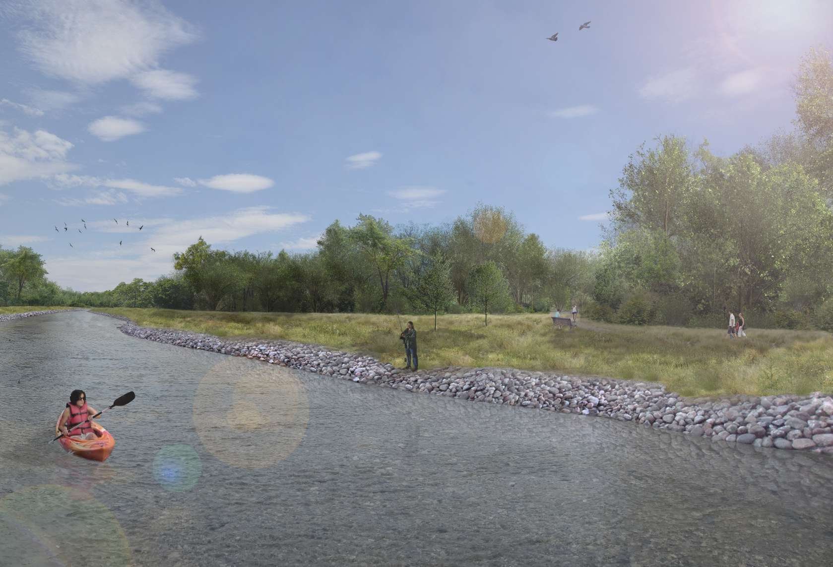 Concept design of a flood prevention method for Harriston