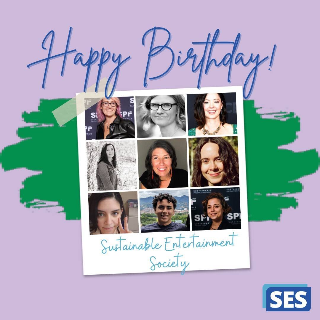 Happy Birthday to us! 🥳🎂
It&rsquo;s been an awesome year at the Sustainable Entertainment Society and we&rsquo;re eager to continue providing news and resources to our community, and everyone interested in contributing little by little to the plane