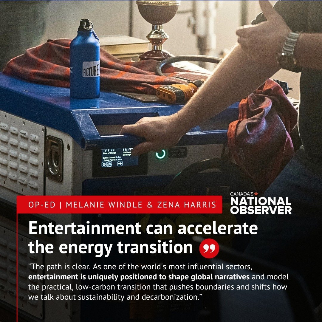 Stories have the power to inspire change and shape communities, and the 📽️ entertainment industry is in a unique position to deliver the stories needed to grow climate awareness and shape a sustainable future. 🌎

🧑&zwj;🤝&zwj;🧑 It&rsquo;s up to u