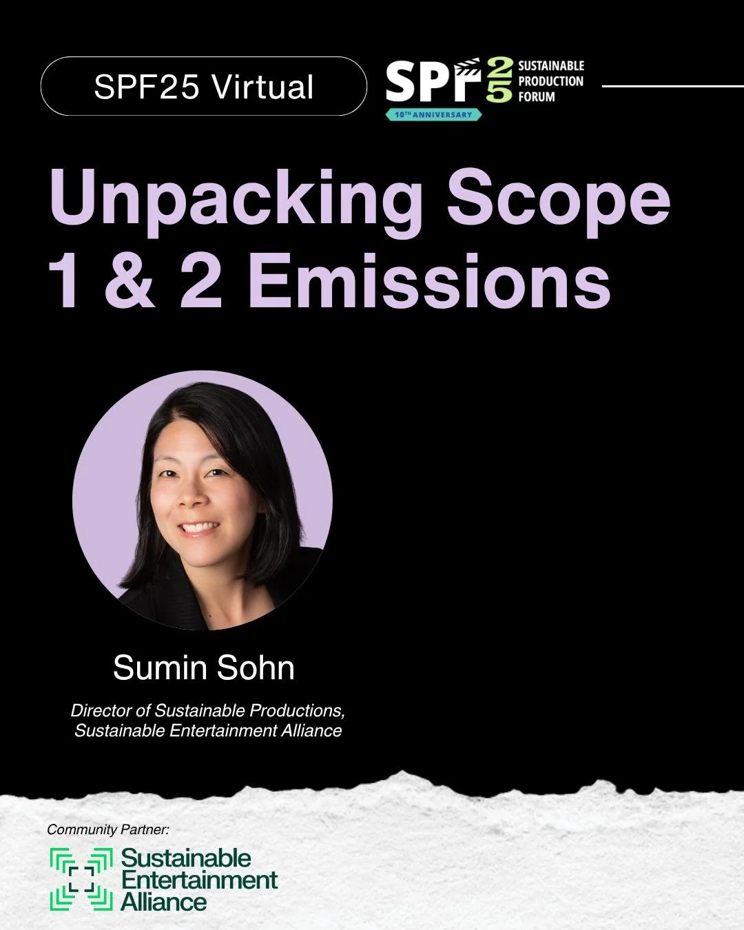 What are Scope 1 &amp; 2 Emissions? And how do they relate to your next production? 🙋❓

Join us for 𝗨𝗻𝗽𝗮𝗰𝗸𝗶𝗻𝗴 𝗦𝗰𝗼𝗽𝗲 𝟭 &amp; 𝟮 𝗘𝗺𝗶𝘀𝘀𝗶𝗼𝗻𝘀, a panel session and Q&amp;A at SPF25 Virtual on October 20!

We&rsquo;ll be exploring t