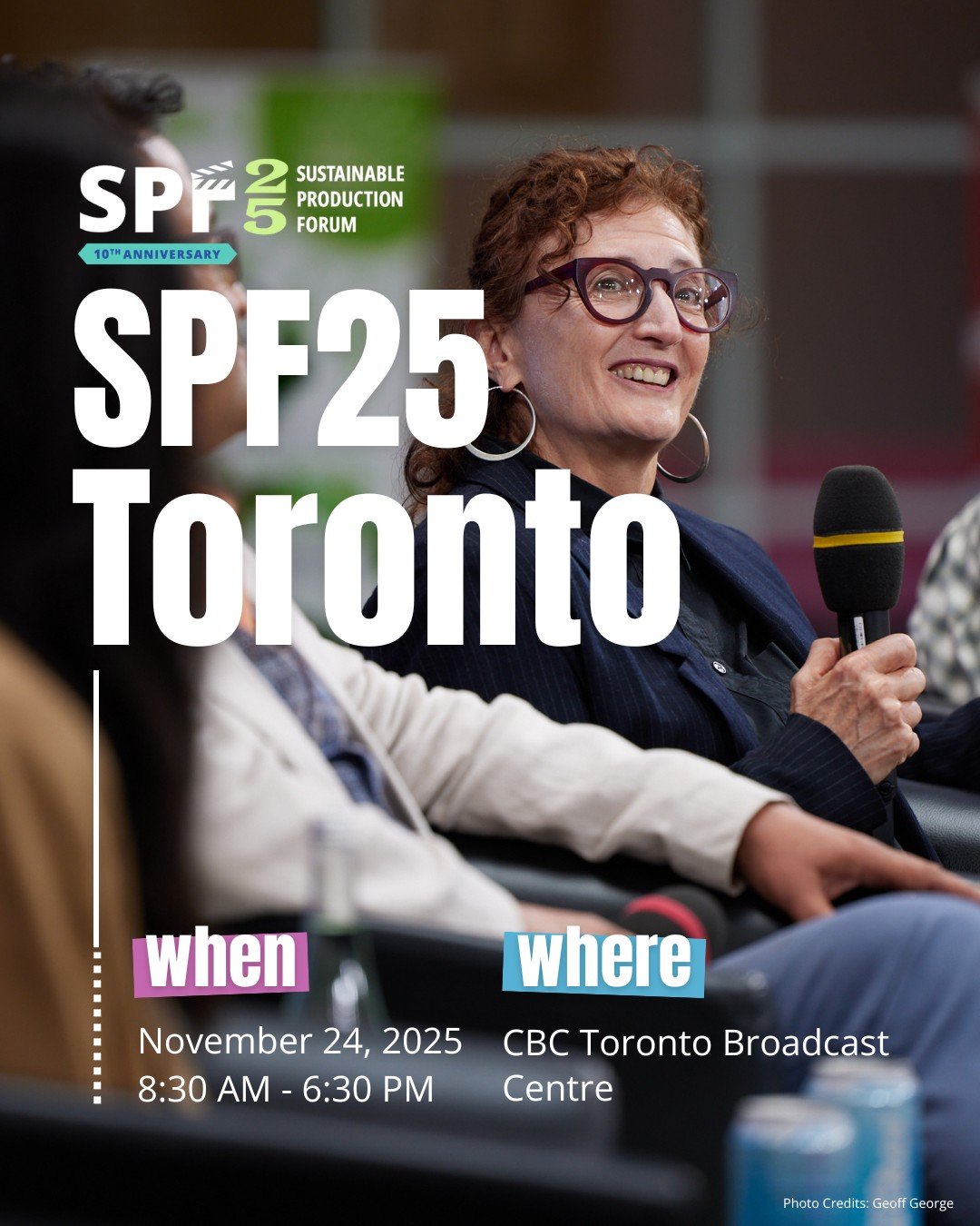 Want to advance your knowledge and network in sustainability across the creative industries? 🧠🌍 

Join us at our 10th anniversary event at SPF25 Toronto on November 24! 📅

We&rsquo;ll be exploring budgeting for sustainable success, clean energy st