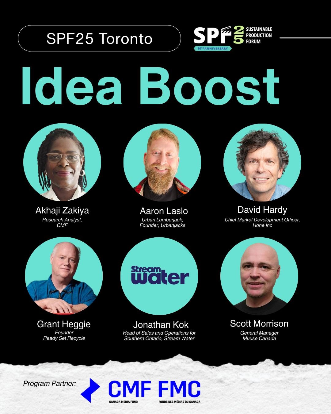⚡Join us at SPF25 Toronto for our Idea Boost session! 💭💡

SPF&rsquo;s Idea Boost puts the spotlight on today&rsquo;s most innovative minds. 🧠

Get ready for bold ideas, fresh perspectives, and the next wave of solutions.

Speakers: Akhaji Zakiya, 