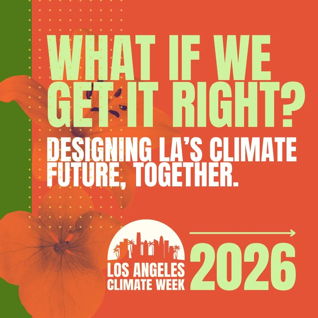 @laclimateweek is back for another year! ☀️🌱

We had such a blast last year hosting the Creative Industries Opportunity Space, and we can&rsquo;t wait to see the amazing action and conversations that pop up in the 2026 season. 🎉

Check out these am