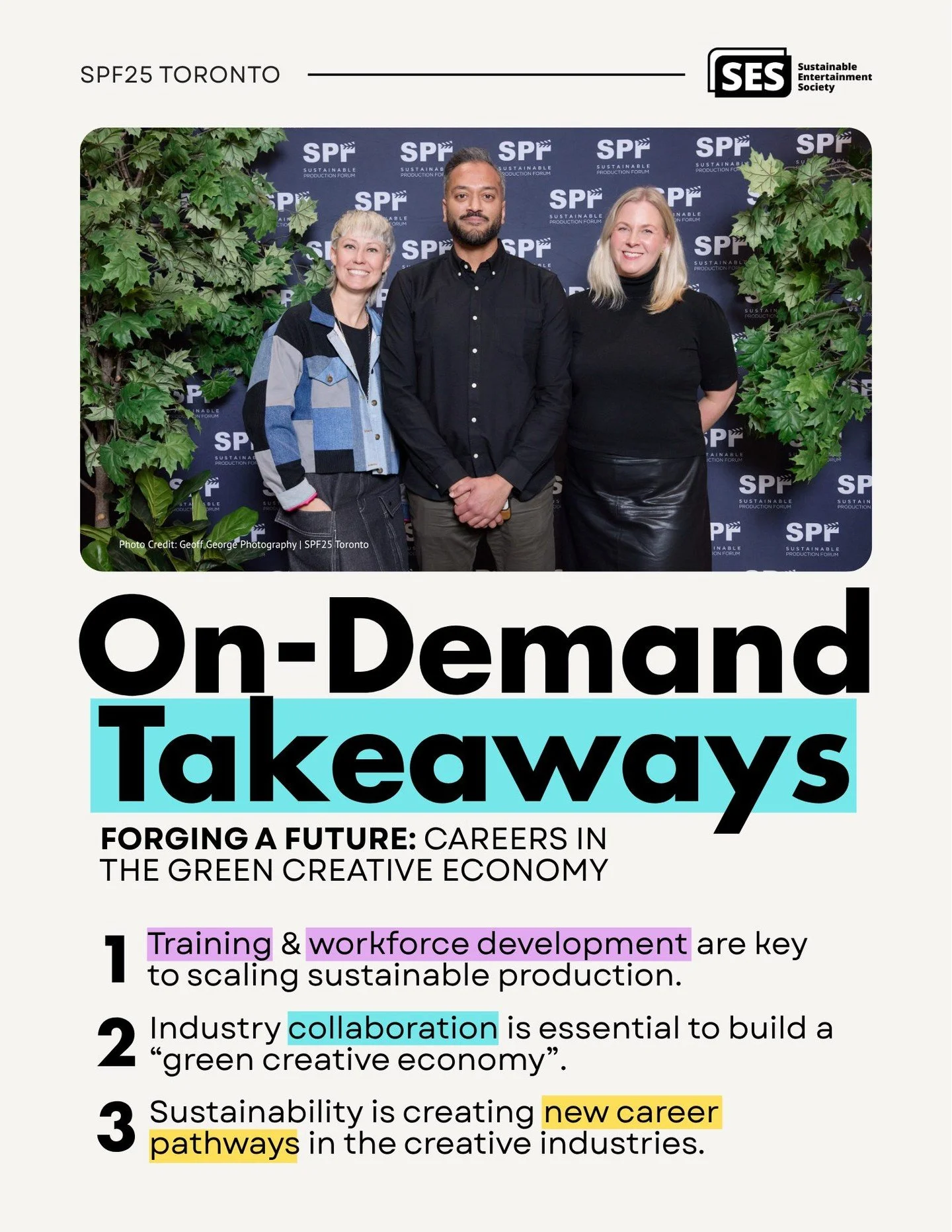 🎭 The creative industries aren&rsquo;t just responding to a greener future&mdash;they&rsquo;re driving it forward. 🌱

This session looks at how sustainability, accessibility, and emerging technologies are reshaping studios, production facilities, a