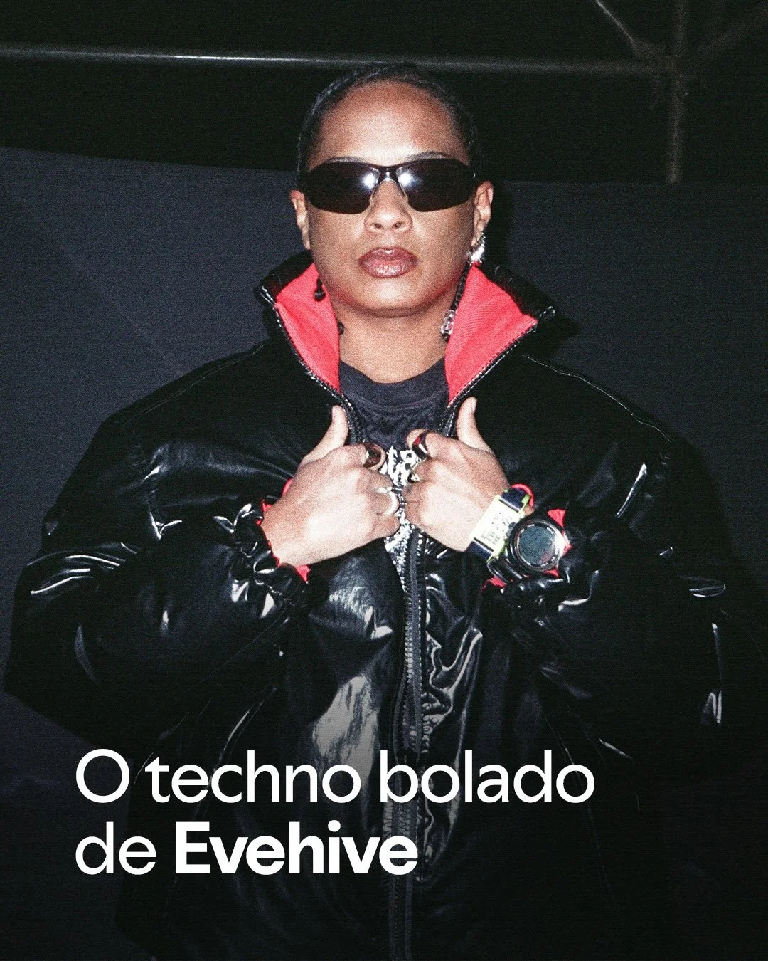 O techno bolado de Evehive
Spotify · 2026
Função: pesquisa e copy