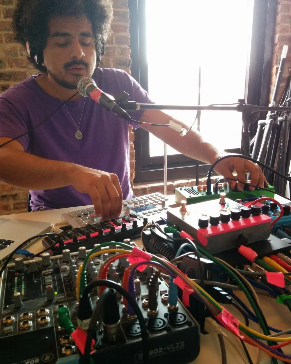 Helado Negro (aka Roberto Lange) is a long-time friend of mine whom I've collaborated with many times. Been proud to see him get so much recognition lately, especially with this new PHASOR record (but also for his more experimental pursuits, like his