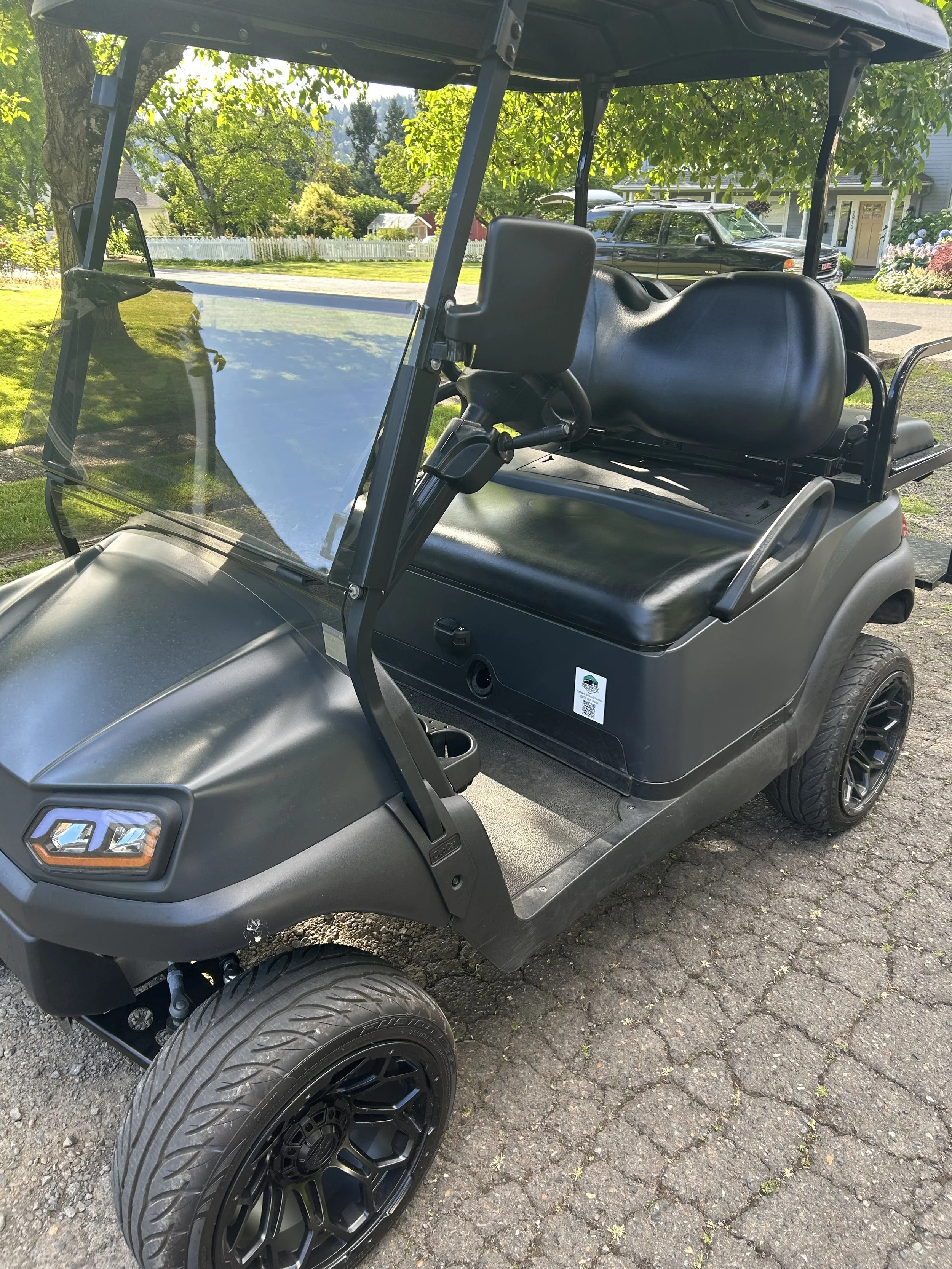 Matte Gray Club Car Tempo 