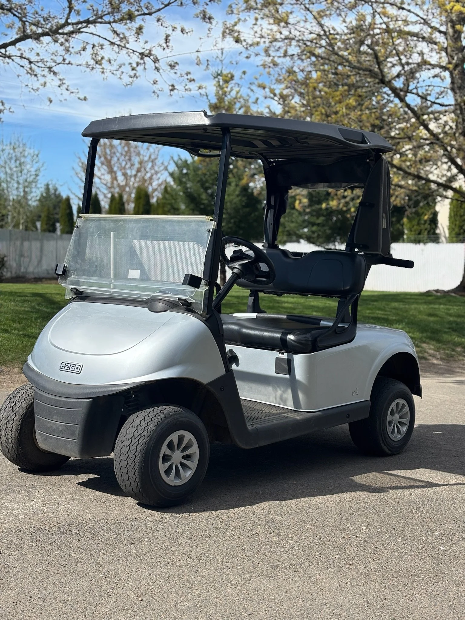 2022 EZGO EX-1 Gas EFI Silver