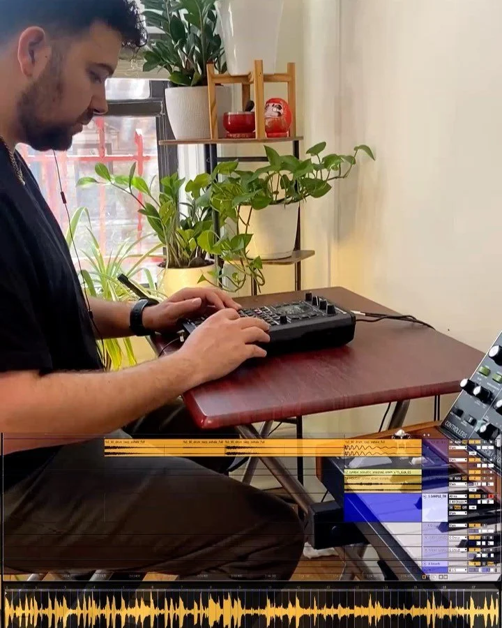 For #dibiflipsession01. @darealdibiase 
Sample from @bapnotesmusic 
.
.
.
.
#sp404 #ableton #serato #sampling #beatmaking #beats