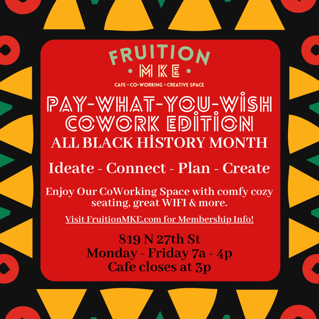 Pay What You Wish - Black History Month Edition