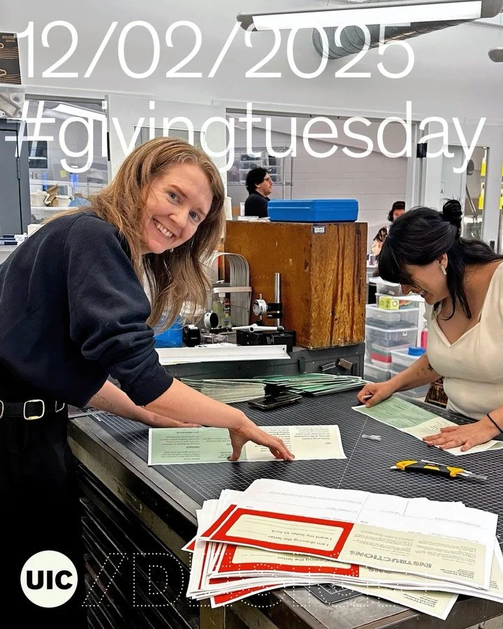 Today is #GivingTuesday, a day for the UIC Design community to come together in support of our students. Your donation directly assists with research and scholarship, exhibitions, and other real-world experiences that prepare students for success in 