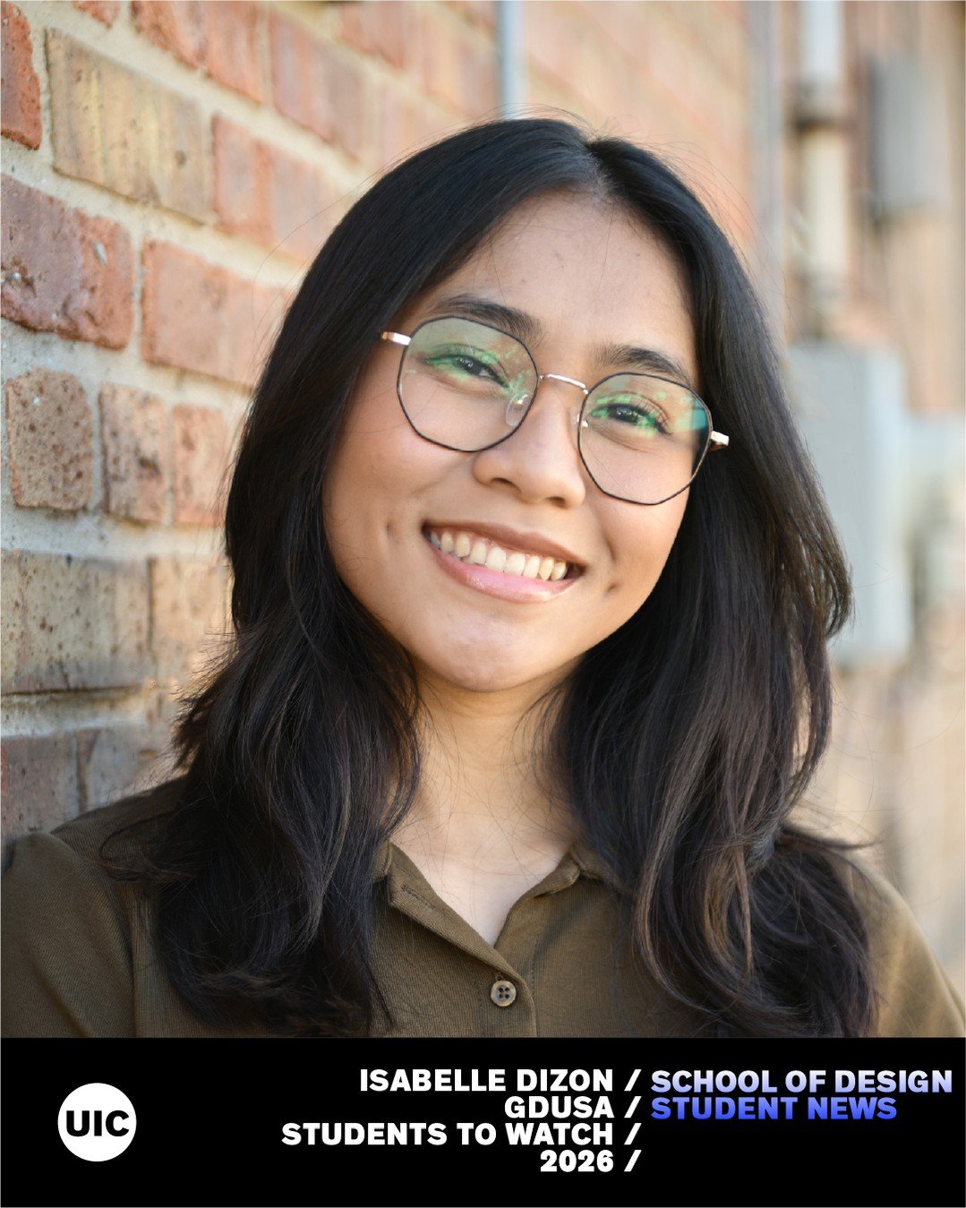 We would like to extend heartfelt congratulations to Graphic Design BDes student Isabelle Dizon (@issafdizon) who has been selected to be part of the 2026 GDUSA&rsquo;s Students to Watch annual feature. Each year, GDUSA (@gdusa) identifies top studen