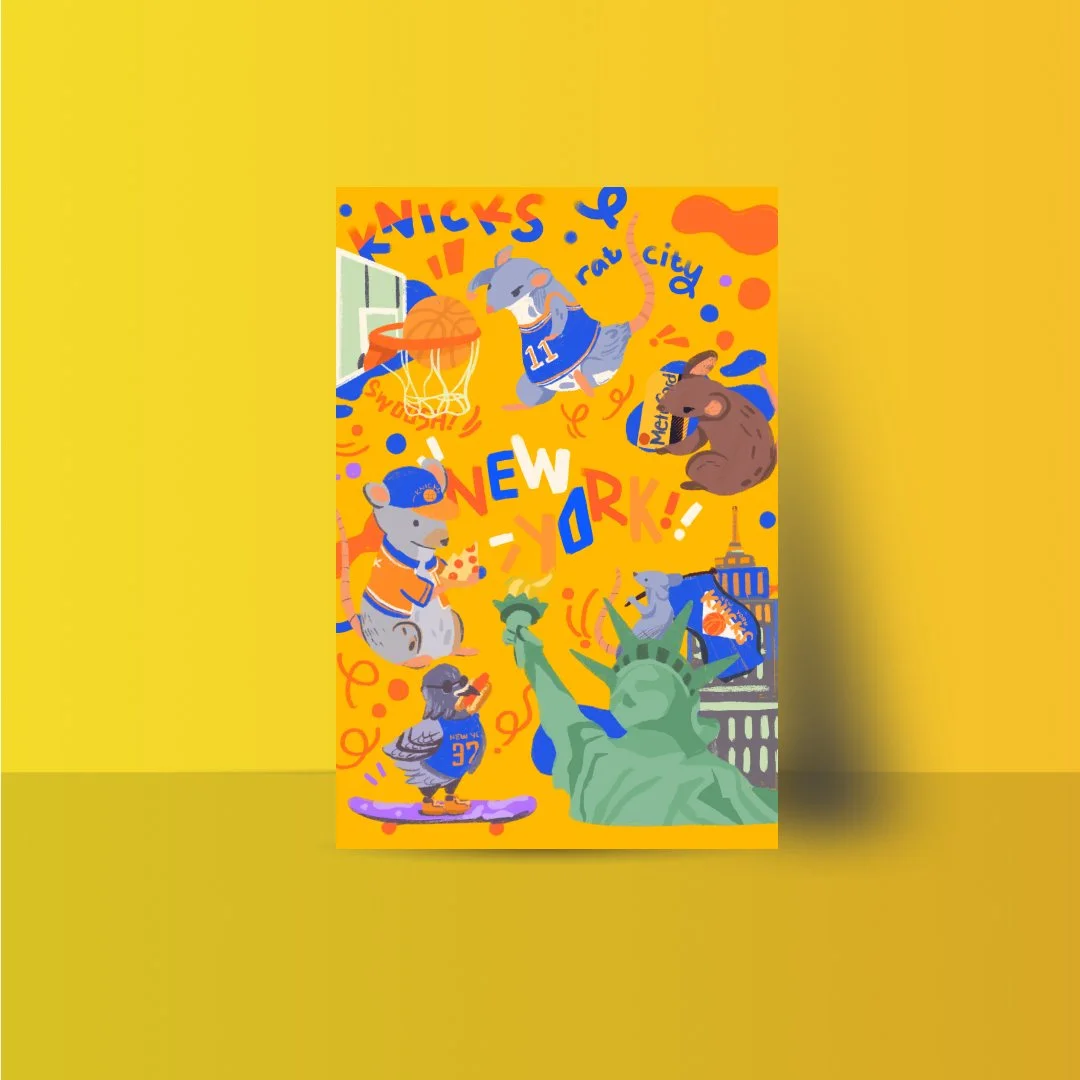 New York Knicks - Postcard 5x7