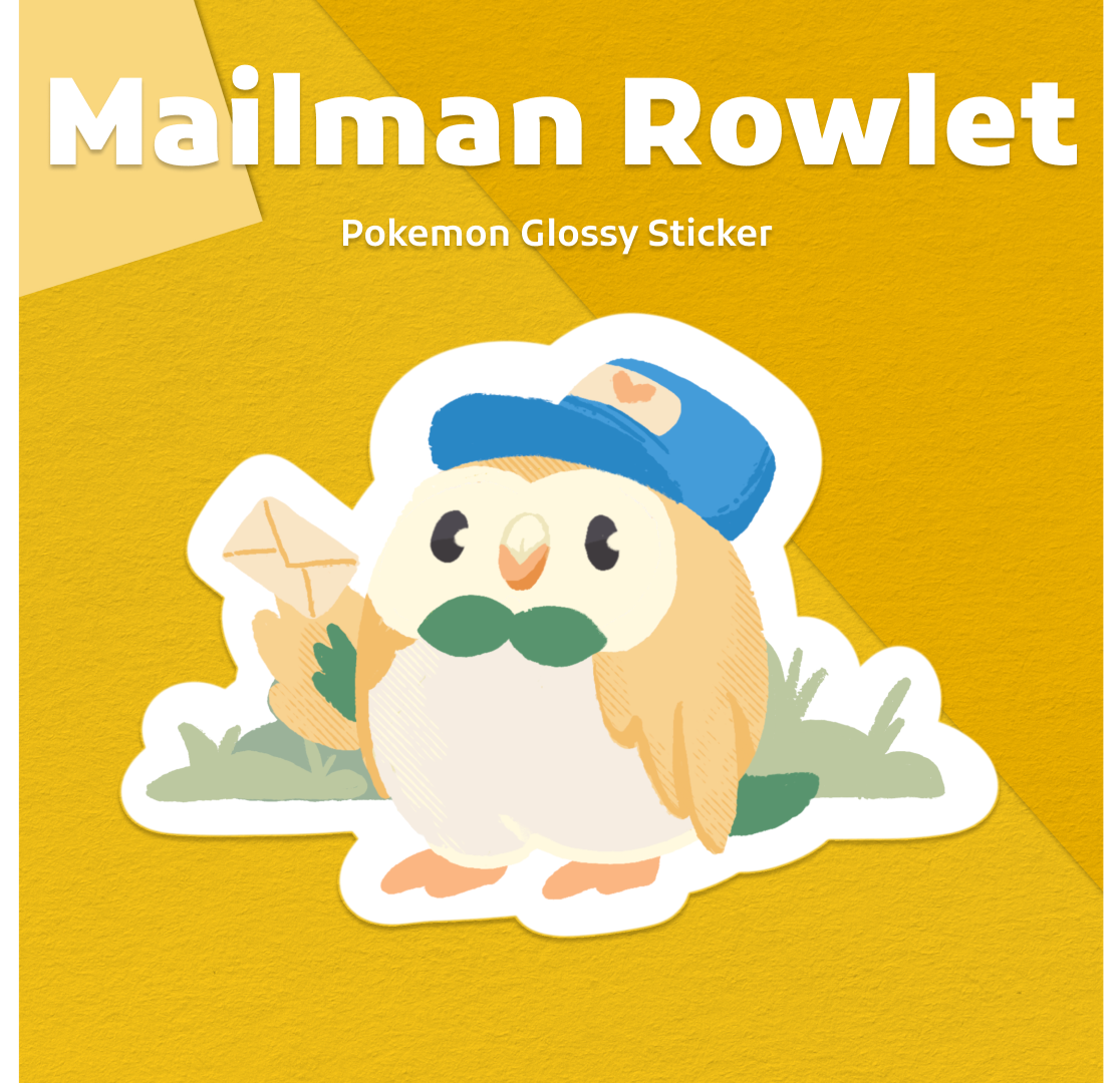 Mailman Rowlet Sticker Mockup 2.png