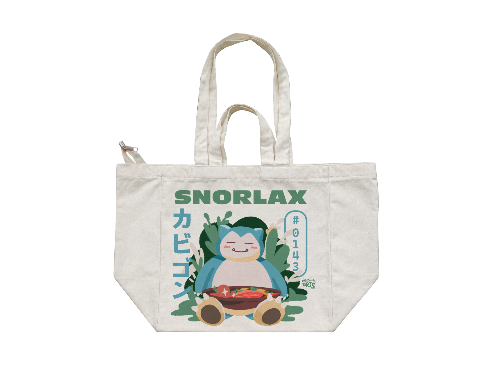 Snorlax Large Totebag | Pokemon Totebag