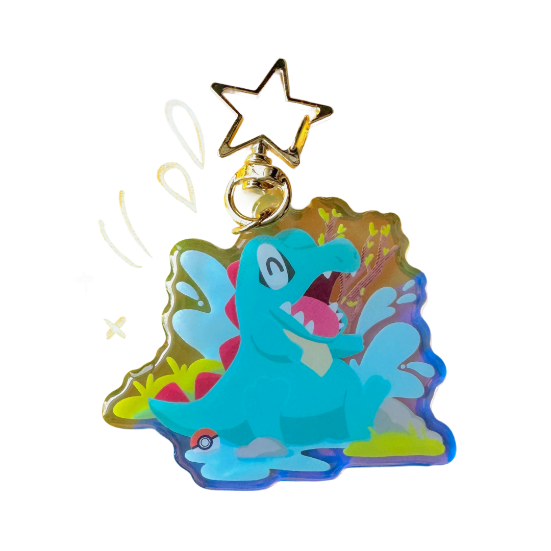 Totodile Keychain | Pokemon | Keychain