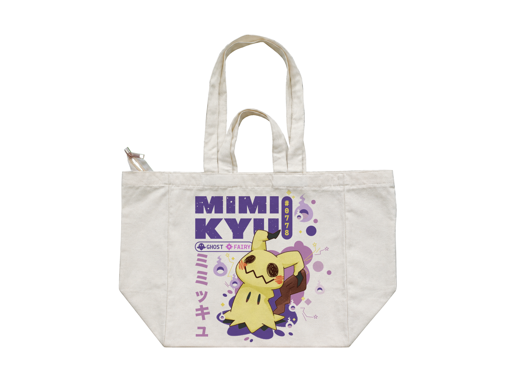 Mimikyu Large Totebag | Pokemon Totebag