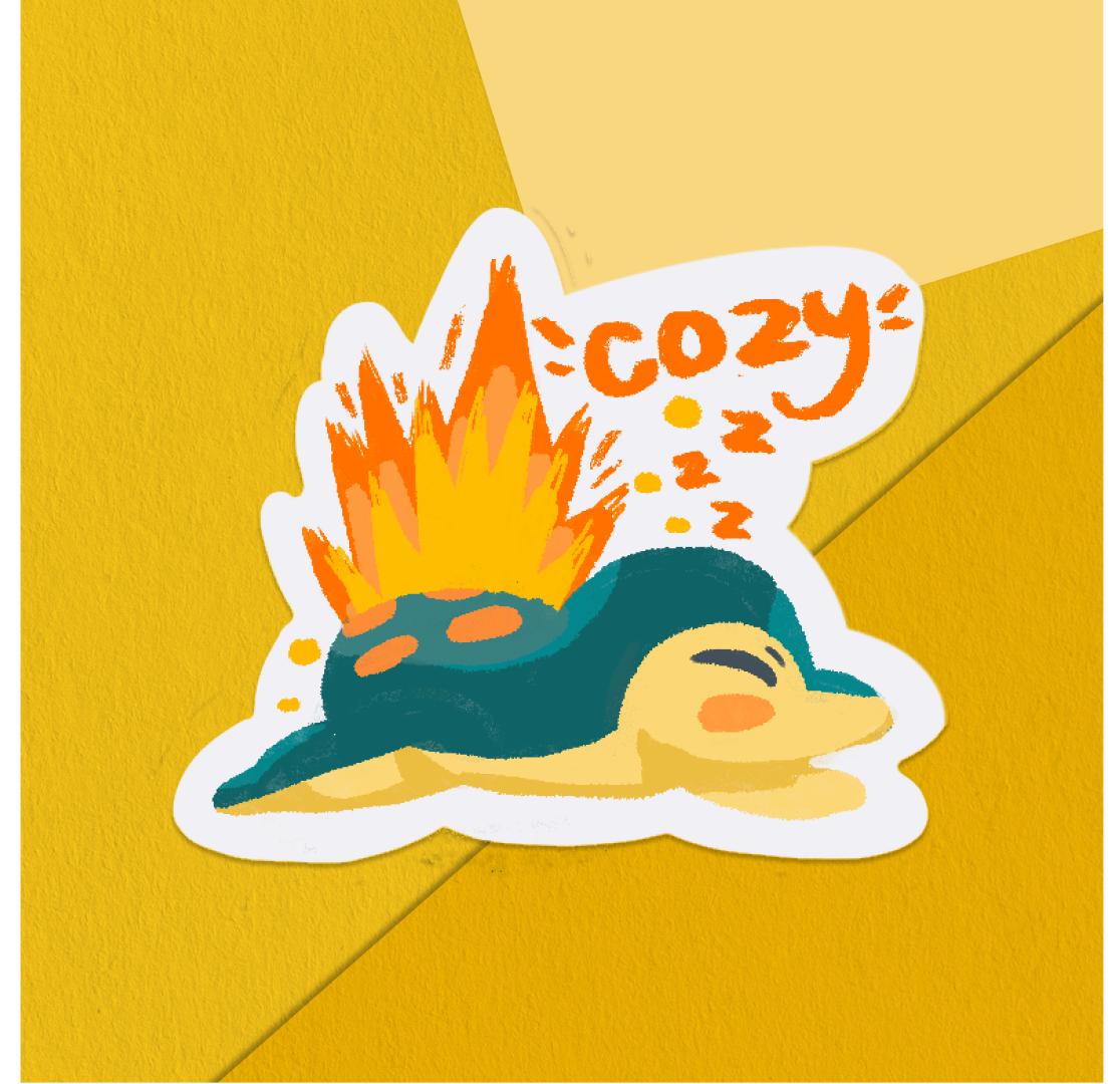 Cyndaquil Sticker Mockup 1.png