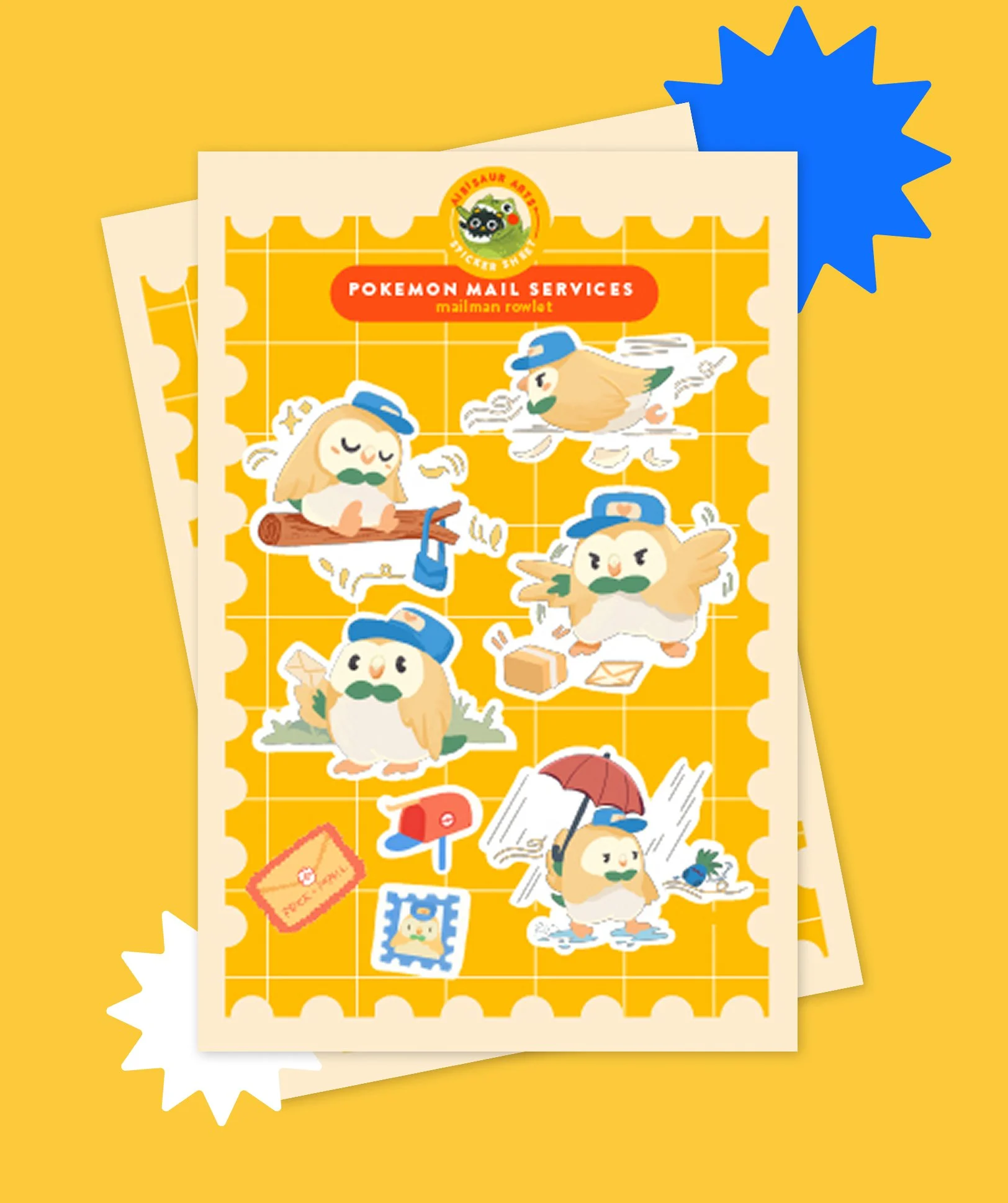 Rowlet sticker sheet - 2.jpg