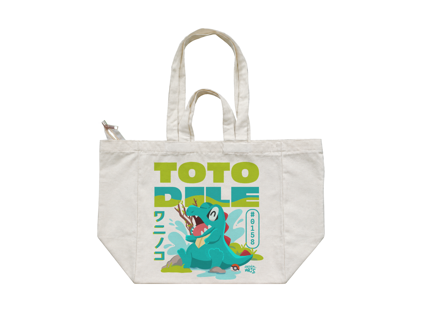 Totodile Large Totebag | Pokemon Totebag