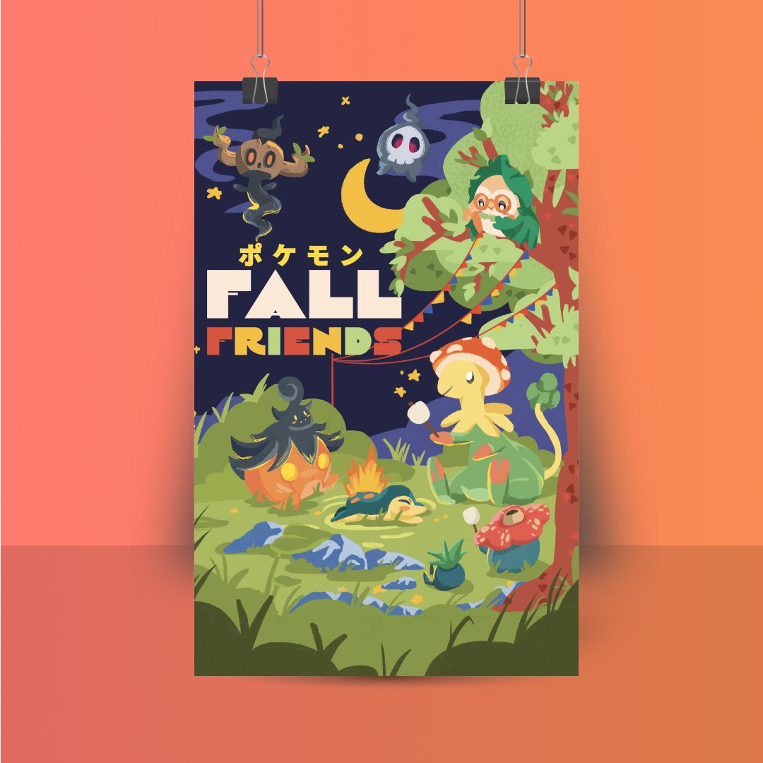 Pokemon- FallFriends_2 - 11x17.jpg