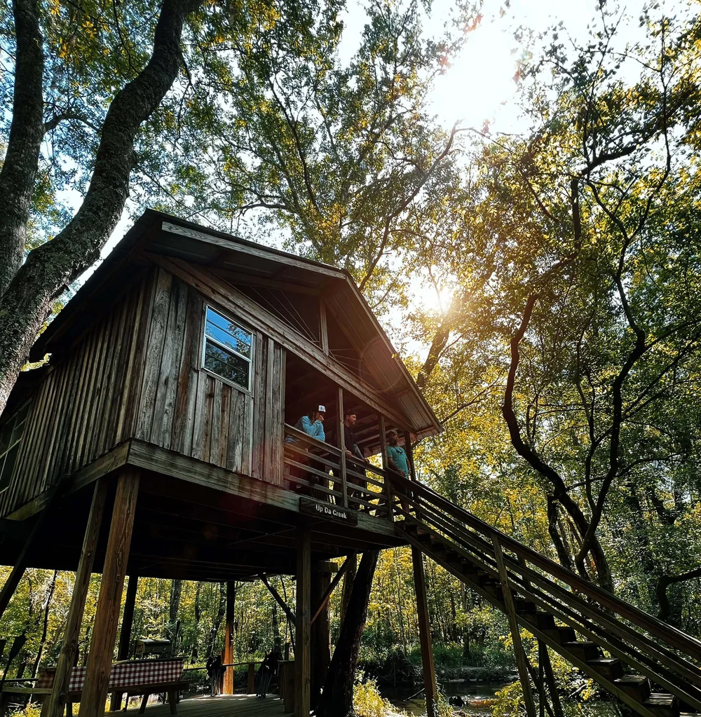 Our Treehouses — Carolina Heritage Outfitters Edisto River, SC