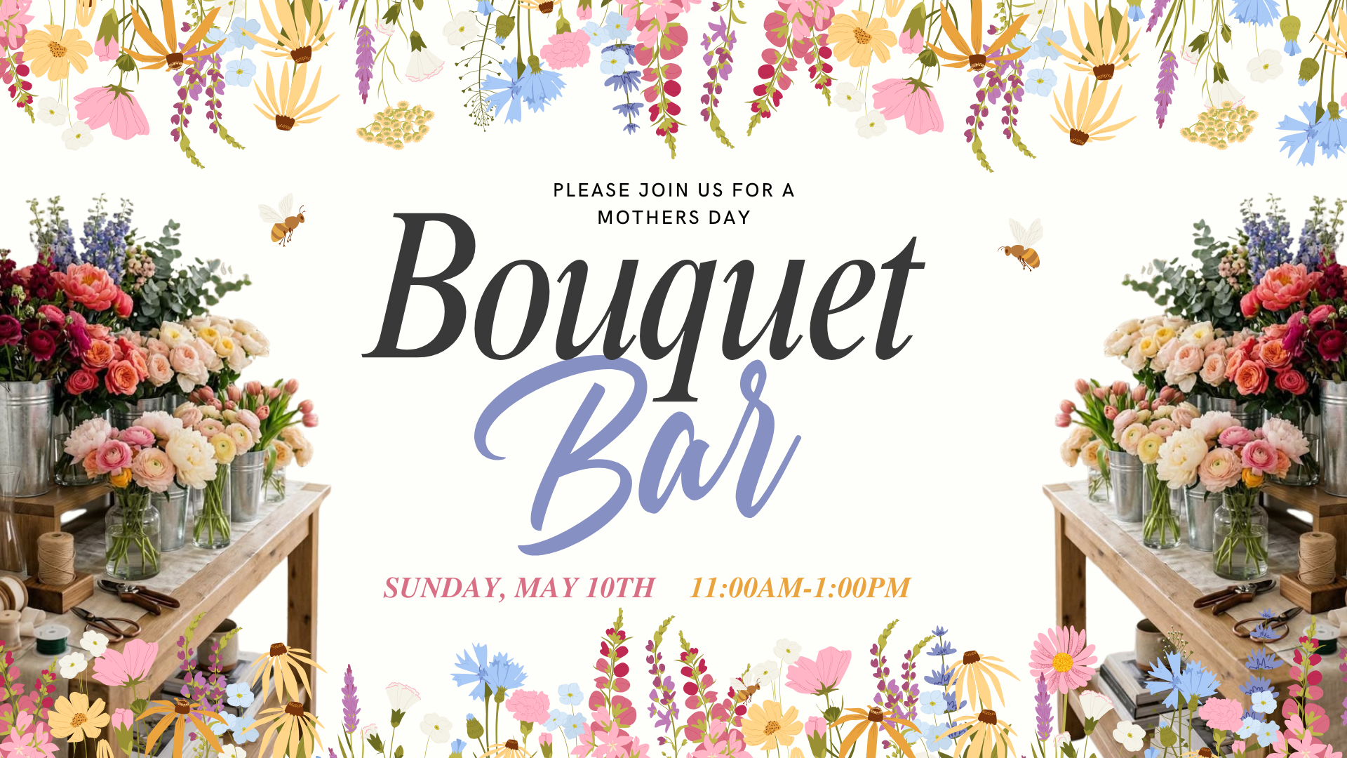 Mother’s Day Bouquet Bar