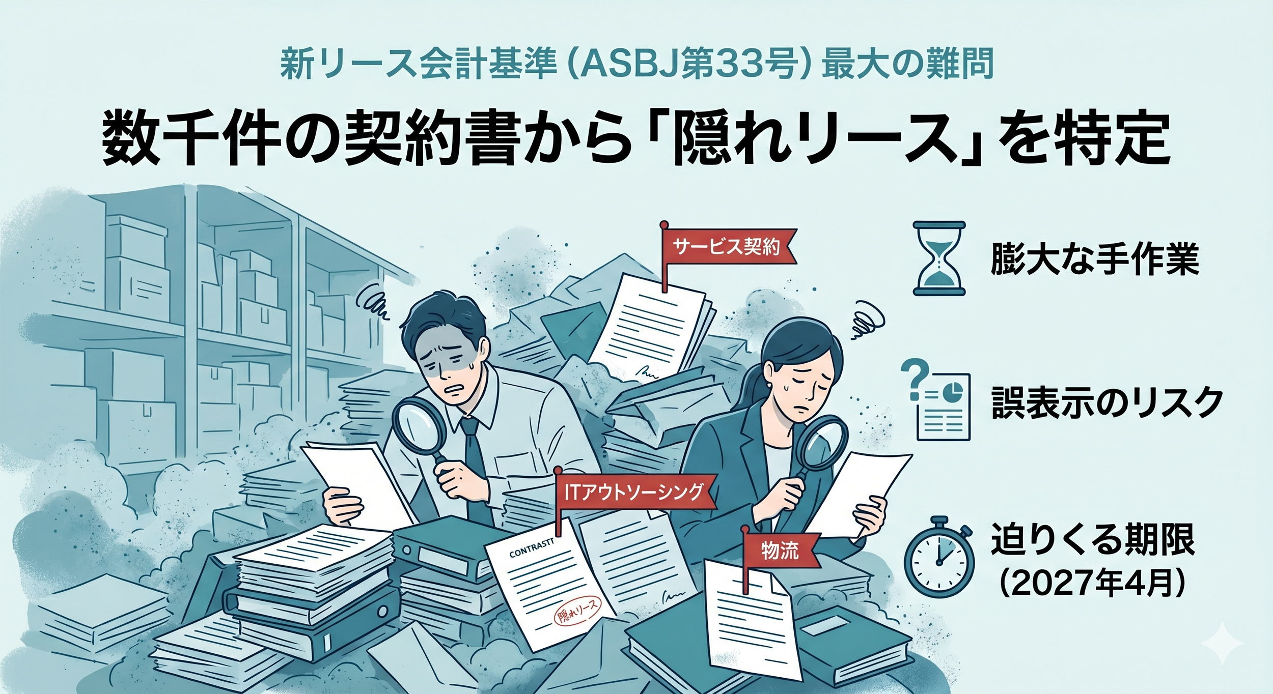 新リース会計基準への対応を加速 ―「隠れリース」特定とグローバルガバナンスの実現
