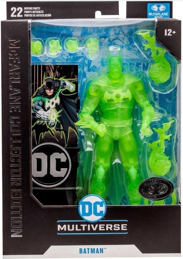 Collector Edition Batman Green Lantern PLATINUM EDITION 7in Action Figure