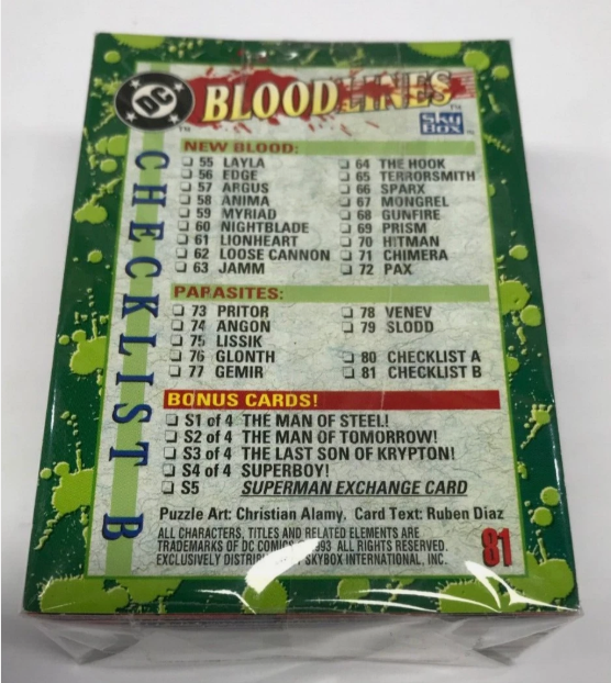 1993 Bloodlines Set