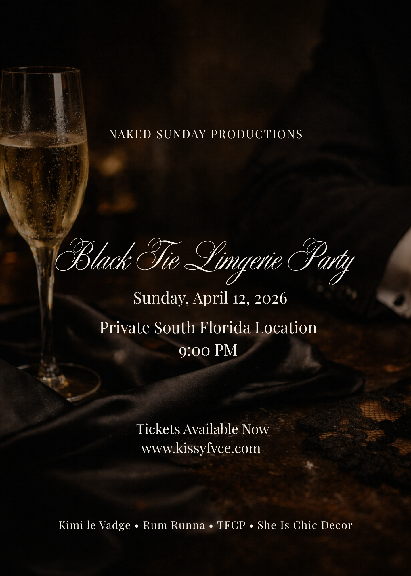 Black Tie Lingerie Party | April 12