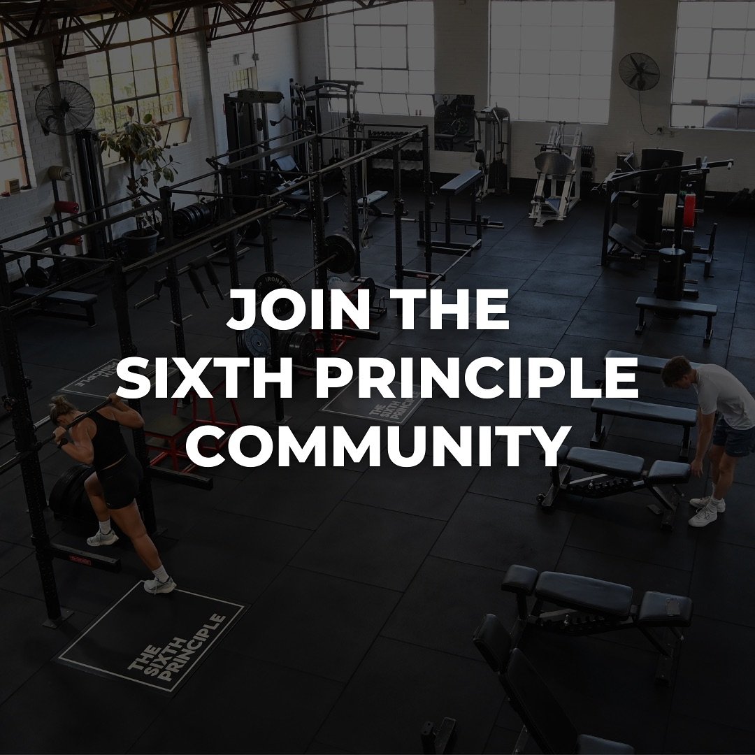 👋 Welcome to The Sixth Principle Gym 

🔒 We provide everything you need to perform at your best

👉 Interesting in becoming a member? or need more information?

Please reach out via our Instagram DMs or Website Contact Form (link in bio)