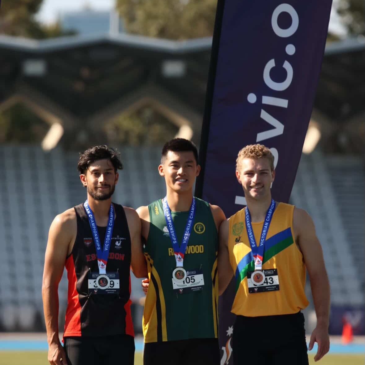 Unreal to see our Spring King Jeremy take out his 3rd state title in a row in the 110m hurdles. This bloke works so hard in the gym and it&rsquo;s awesome to see it pay off on the big stage. Congrats mate keen to see nationals in a few weeks 👀 🏆