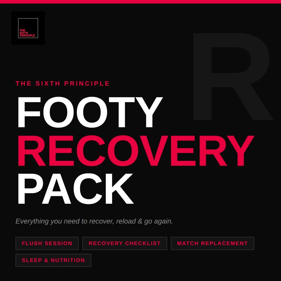 Comment &lsquo;Recovery&rsquo; for our full recovery checklist we give our athletes. 
Sleep/Nutrition/Hydration + Match Replacement Session all in one, for free.
