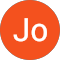 Orange circle with the white text 'Jo' inside.