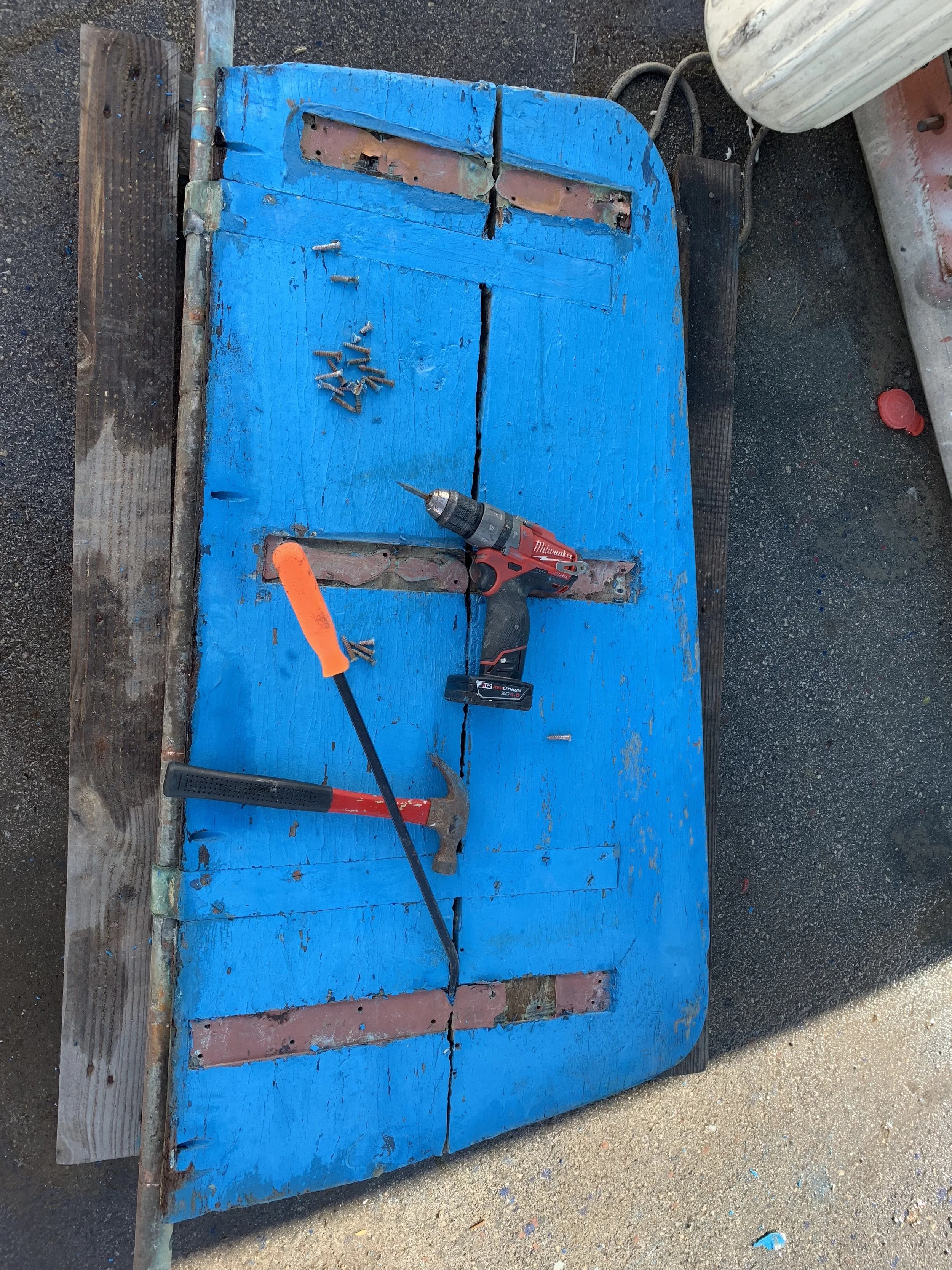 rudder rebuild project