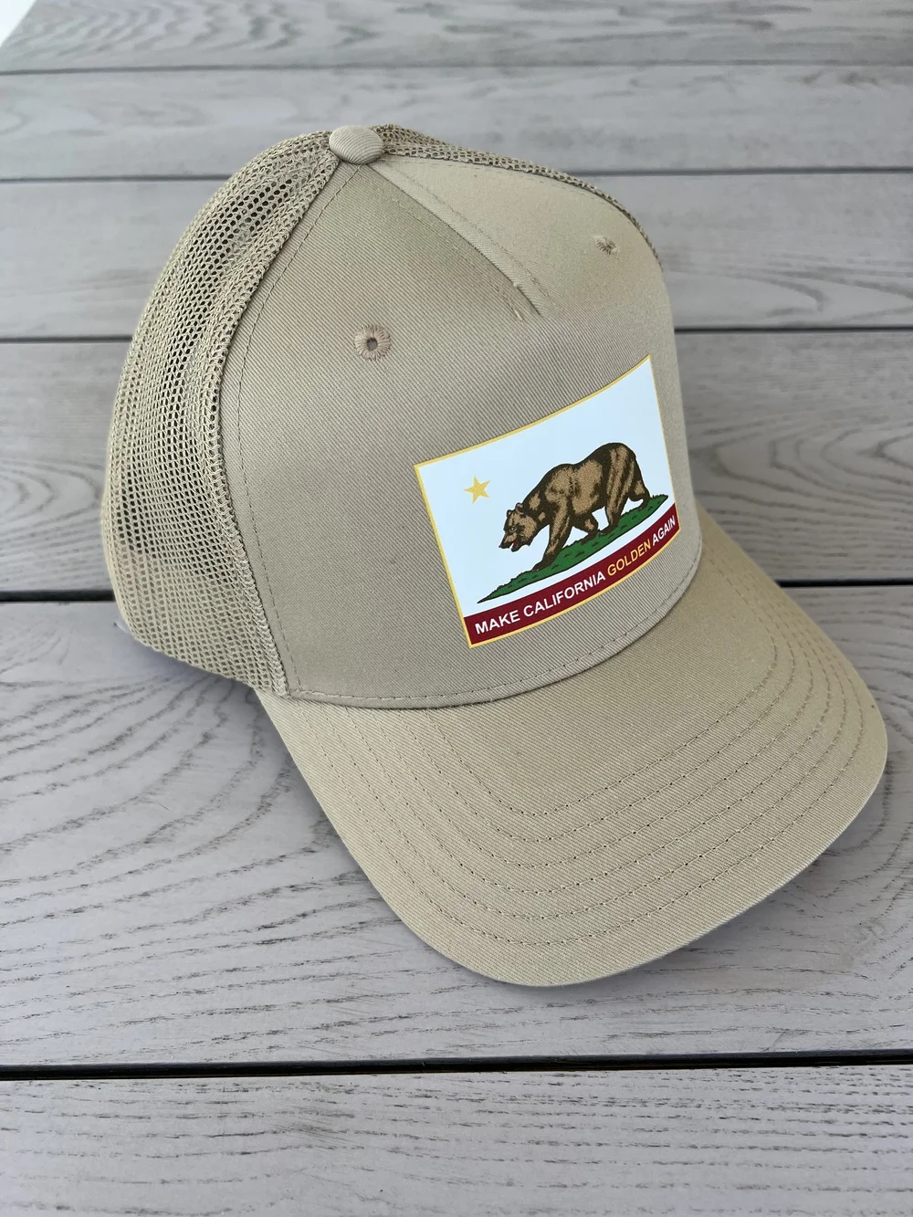 Fashion Tan Hat with Bear Design Sweet Teddy Bear Cap main image 3