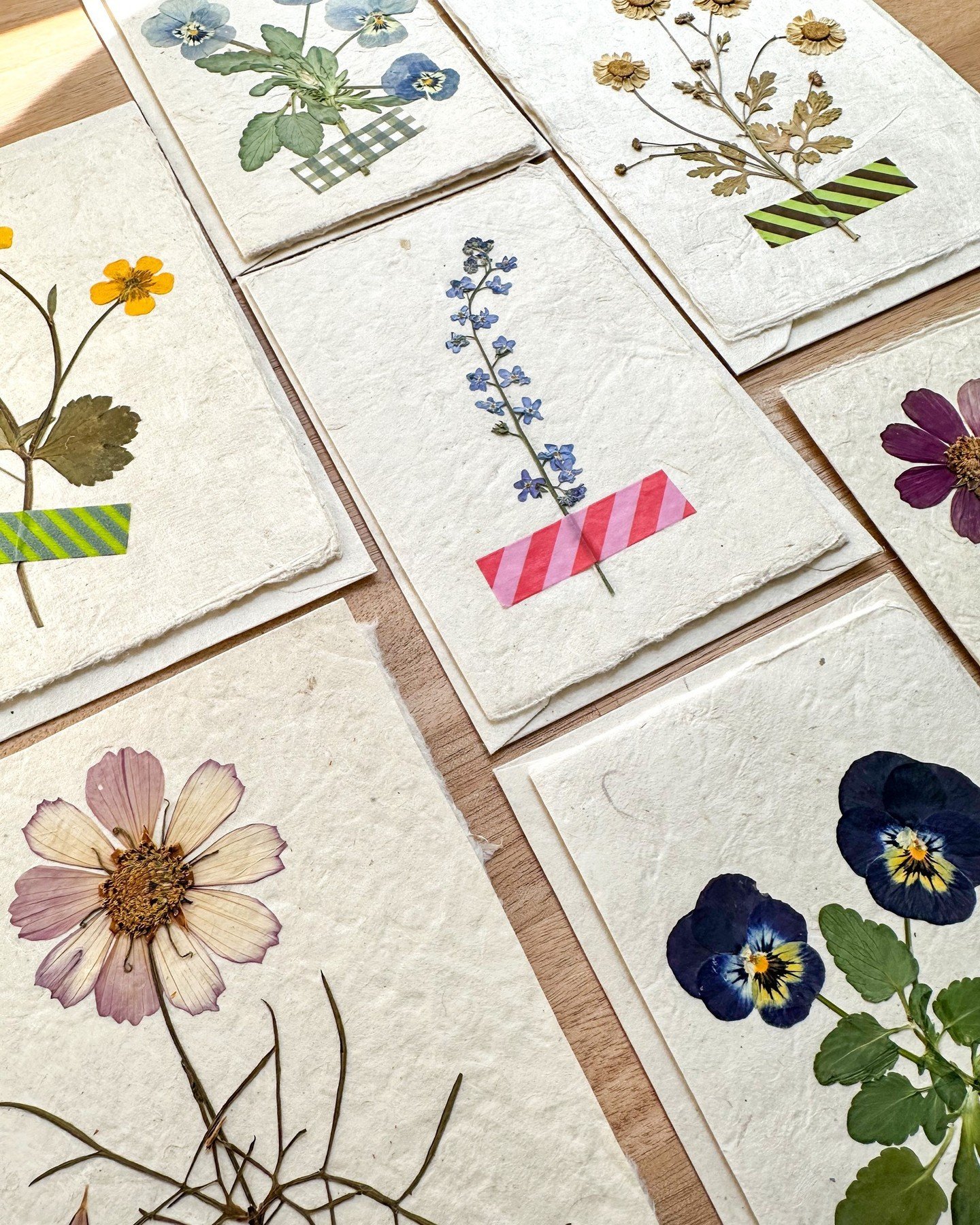 Send a little love through the letterbox with a beautiful handmade greeting card.  Featuring locally sourced pressed flowers and handmade paper. 

Birthdays to anniversaries, next chapters to new additions, let the joy bloom by sending a handwritten 