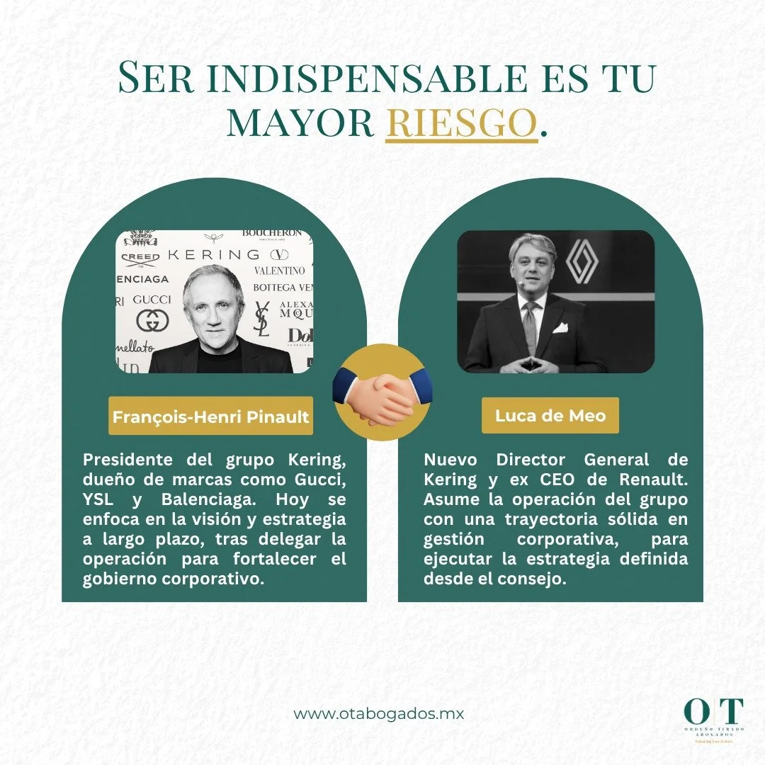 Separar al Presidente del Director General: Clave del Gobierno Corporativo Moderno