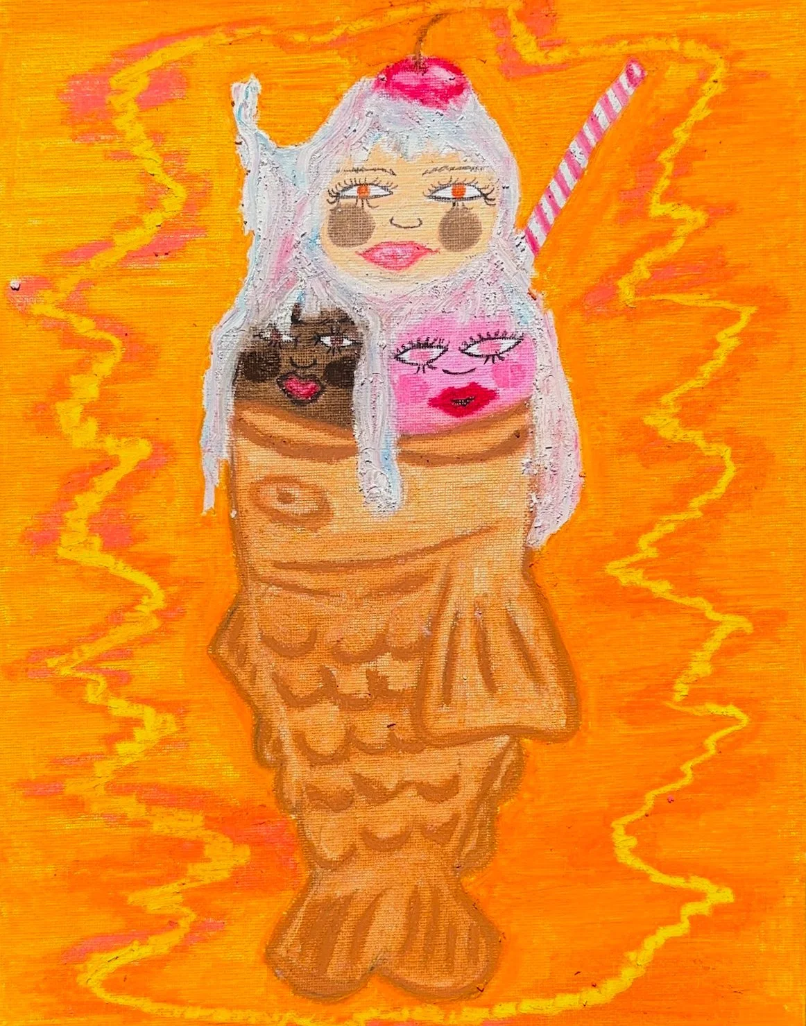 'Taiyaki"
11 x 14 in.
Oil Pastel
12/15/25