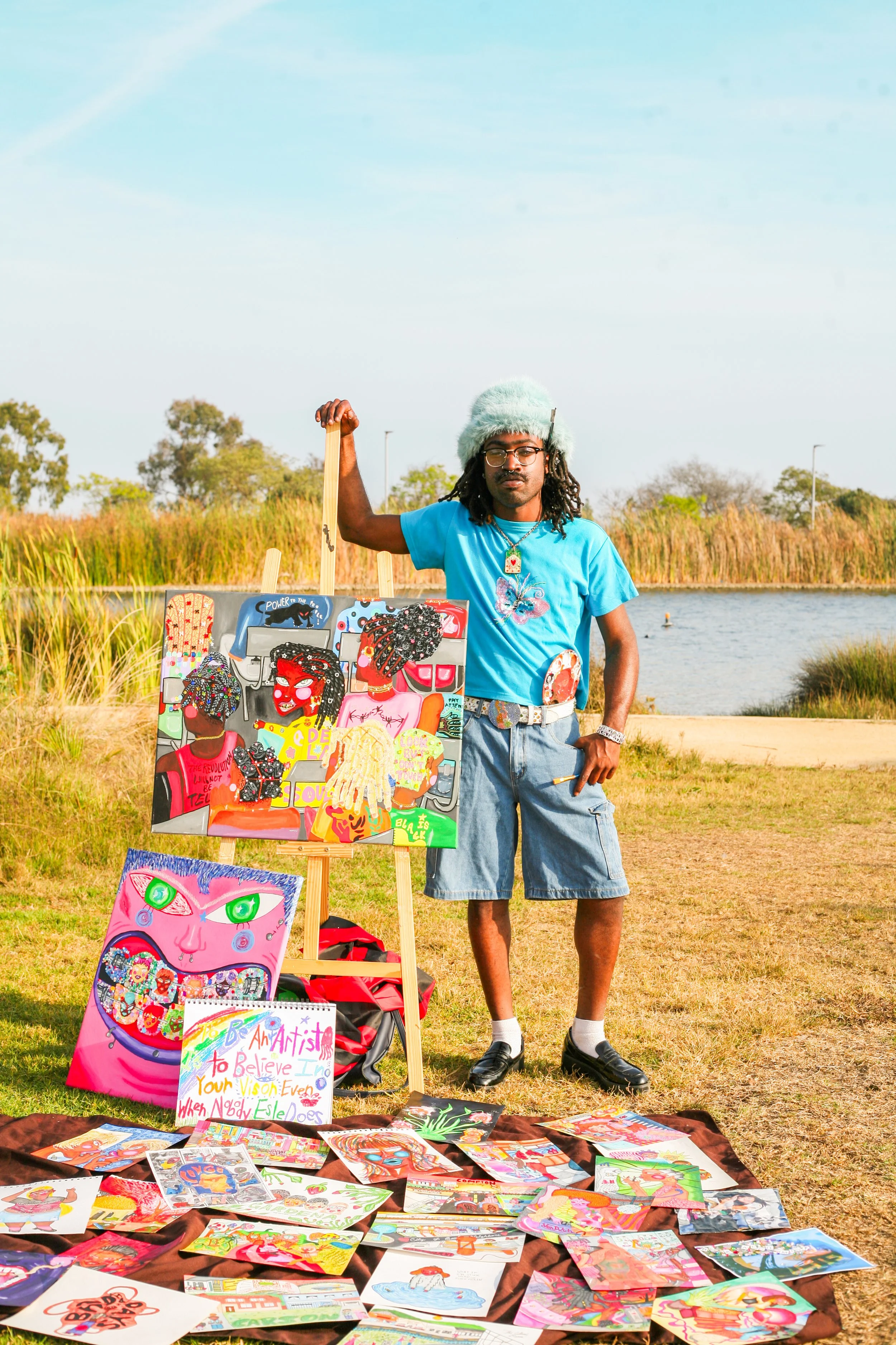 "To be an artist is to believe in your vision even when nobody else does."