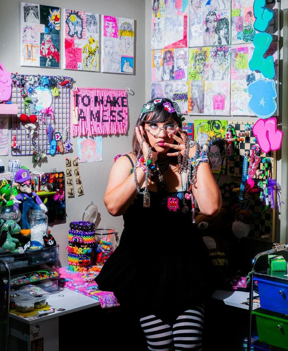 "To be an artist is to make a mess."