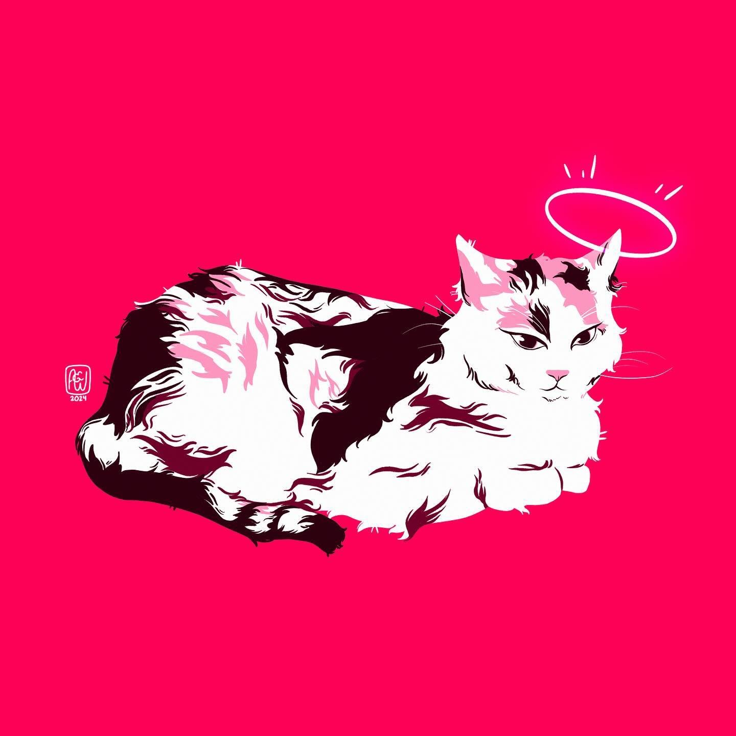 Day 31. Rest in Peace

We lost our dear Ellie Belly on the 28th, so it only seemed right to immortalize her for this challenge.
&bull;
&bull;
#drawlloween #inktober #halloweenart #illustration #digitalartist #restinpeace #animalportrait #petportrait 