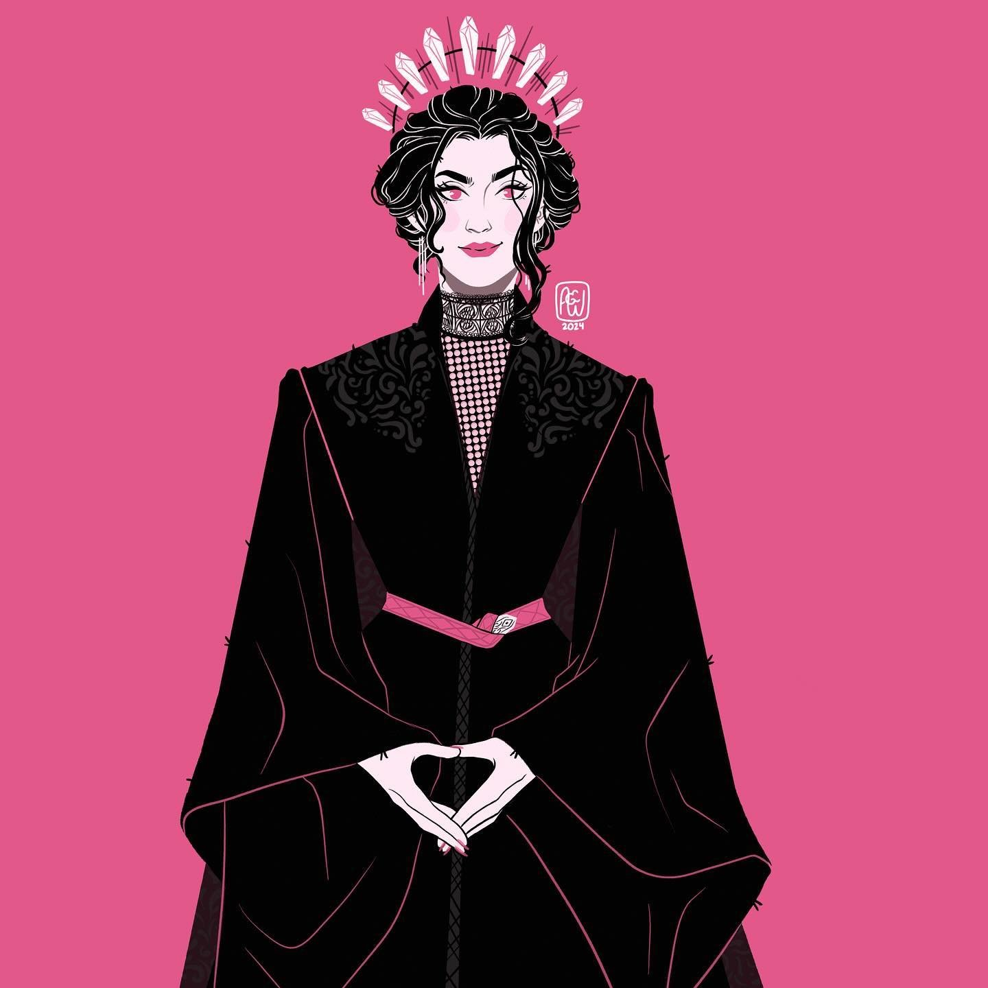 @bernadettebanner is always a vibe~ 🖤 
&bull;
&bull;
#fashionillustration #illustration #artistoninstagram #bernadettebanner #youtuberfanart #fanart #artistlife