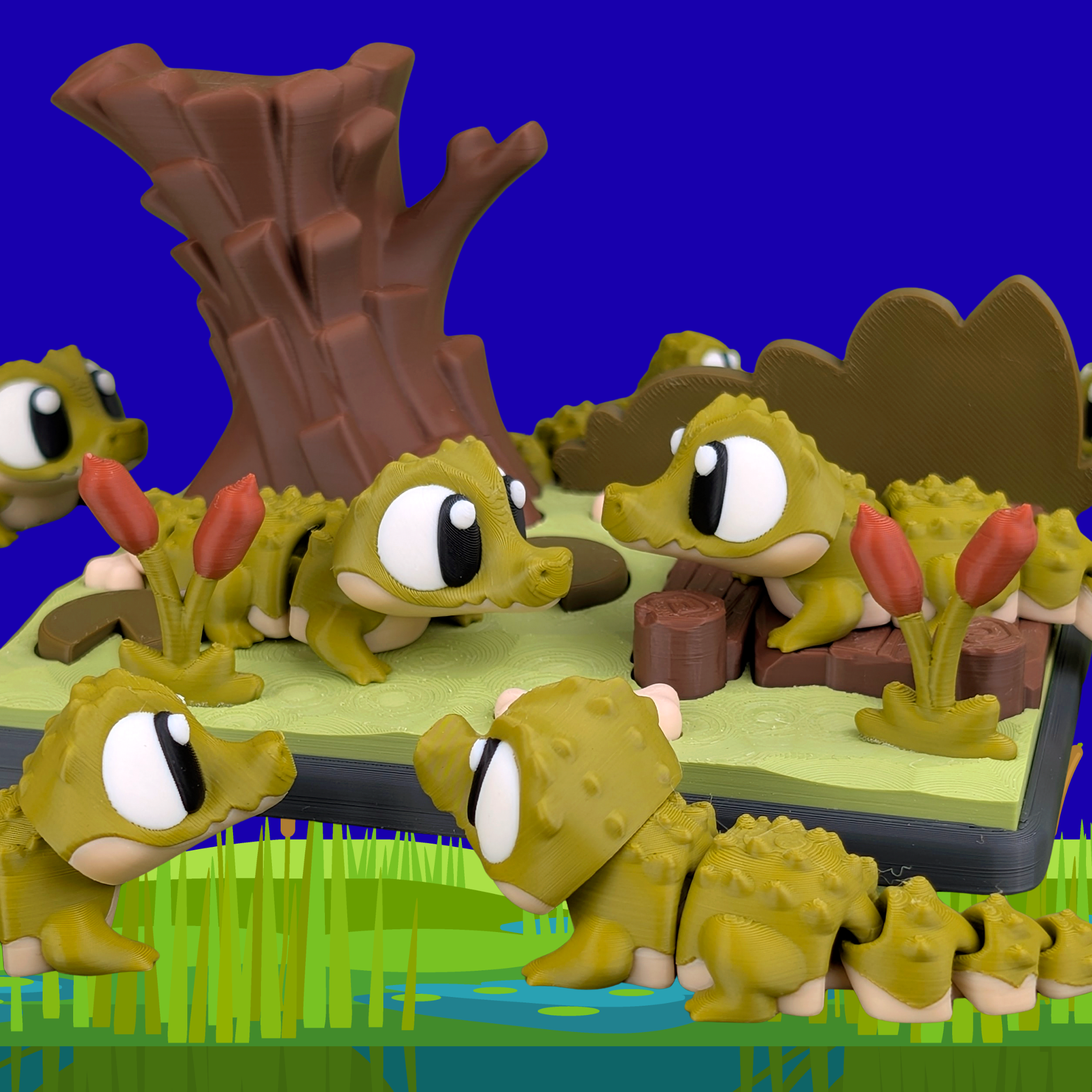 crocodile set