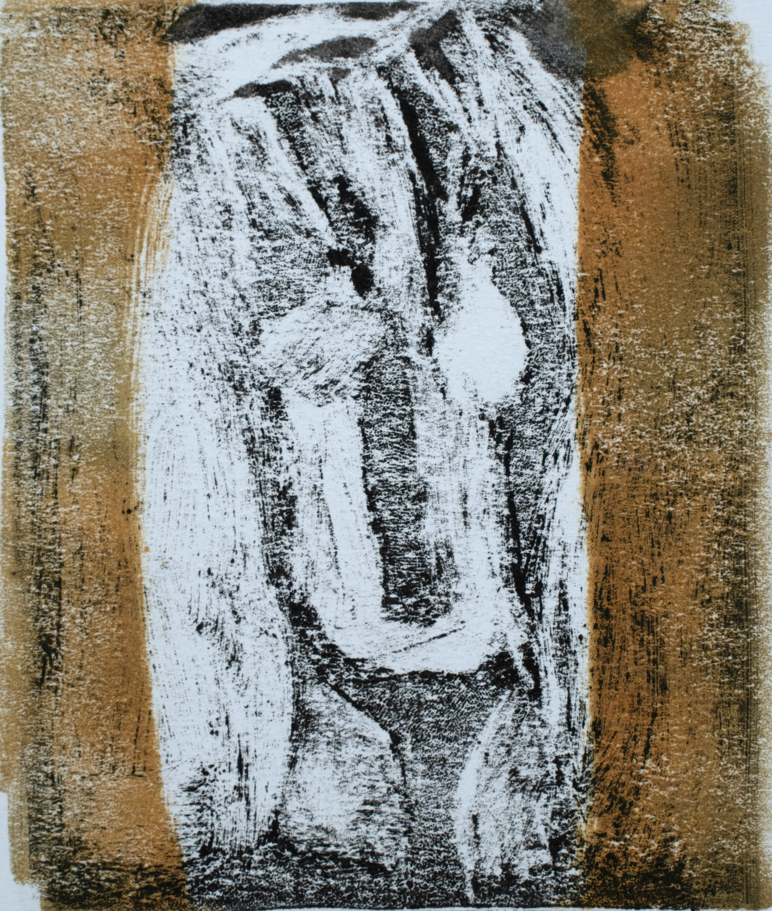 Under My Skin, Monotype, 7" X 6"