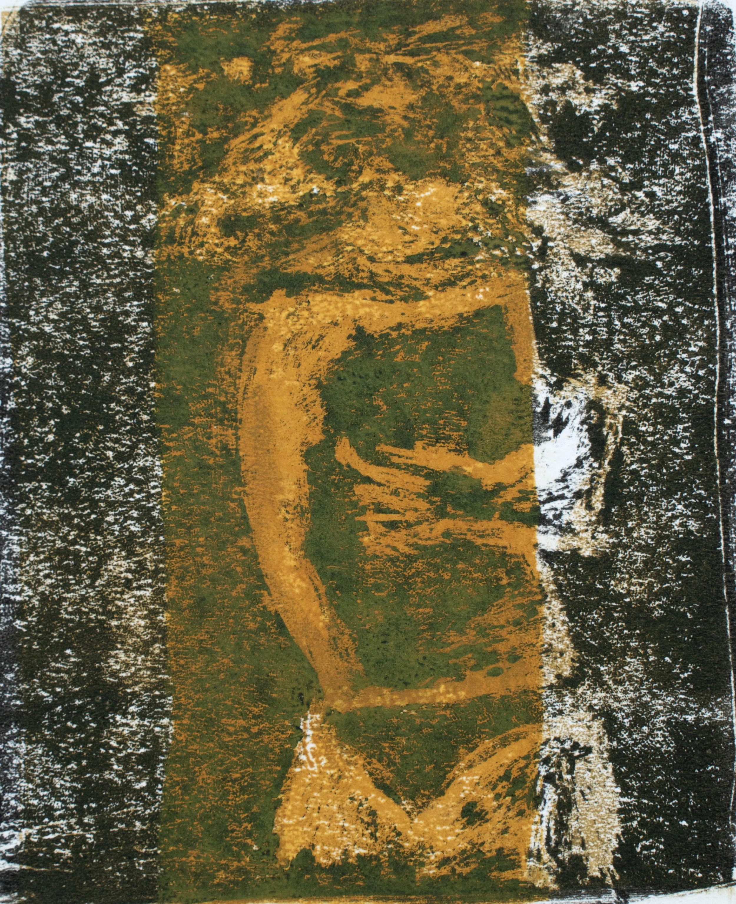 Crawling, Monotype, 7" X 6"