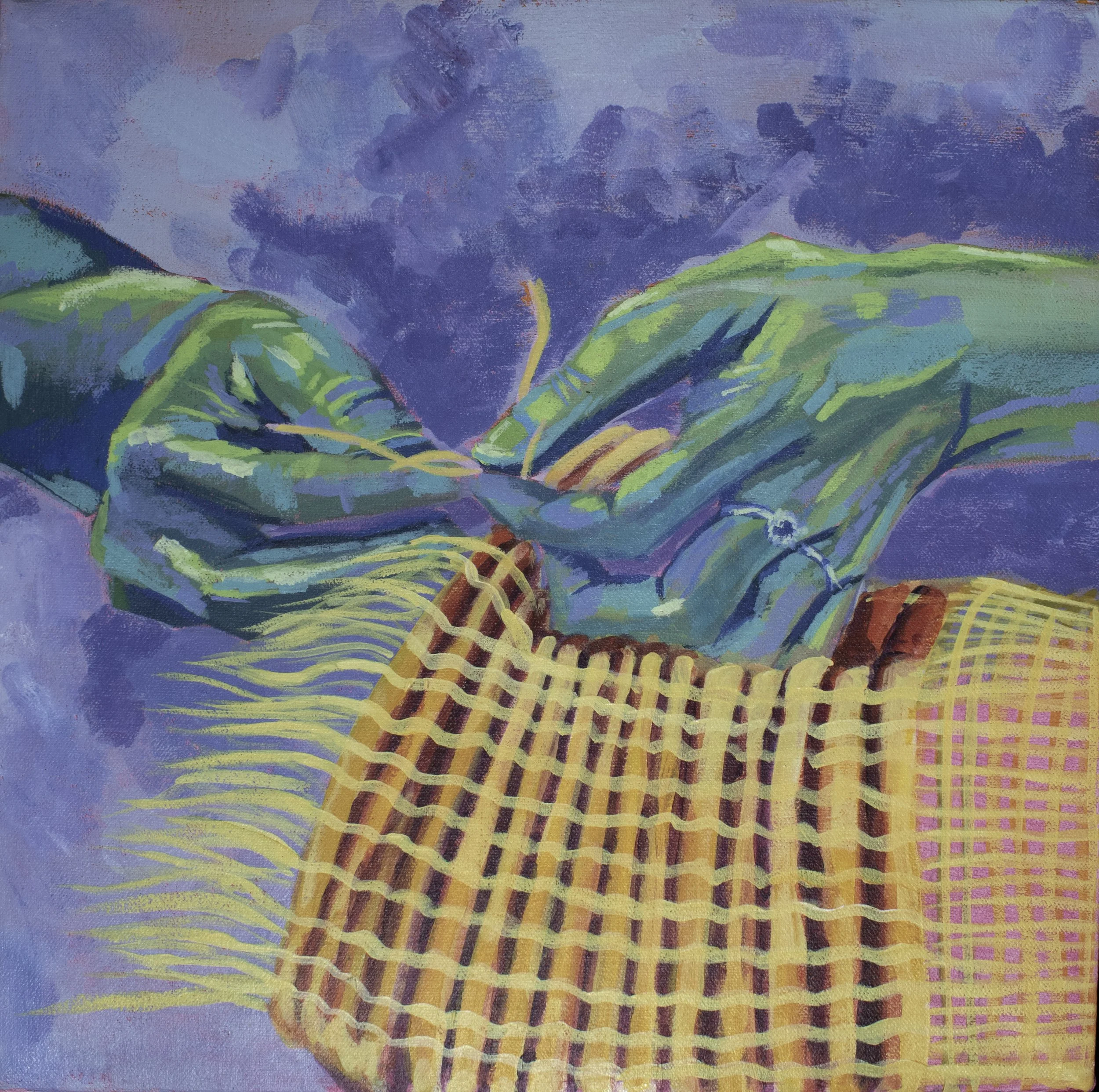 Creator's Legacy (Finish), Acrylic on canvas, 13" X 13", 2024