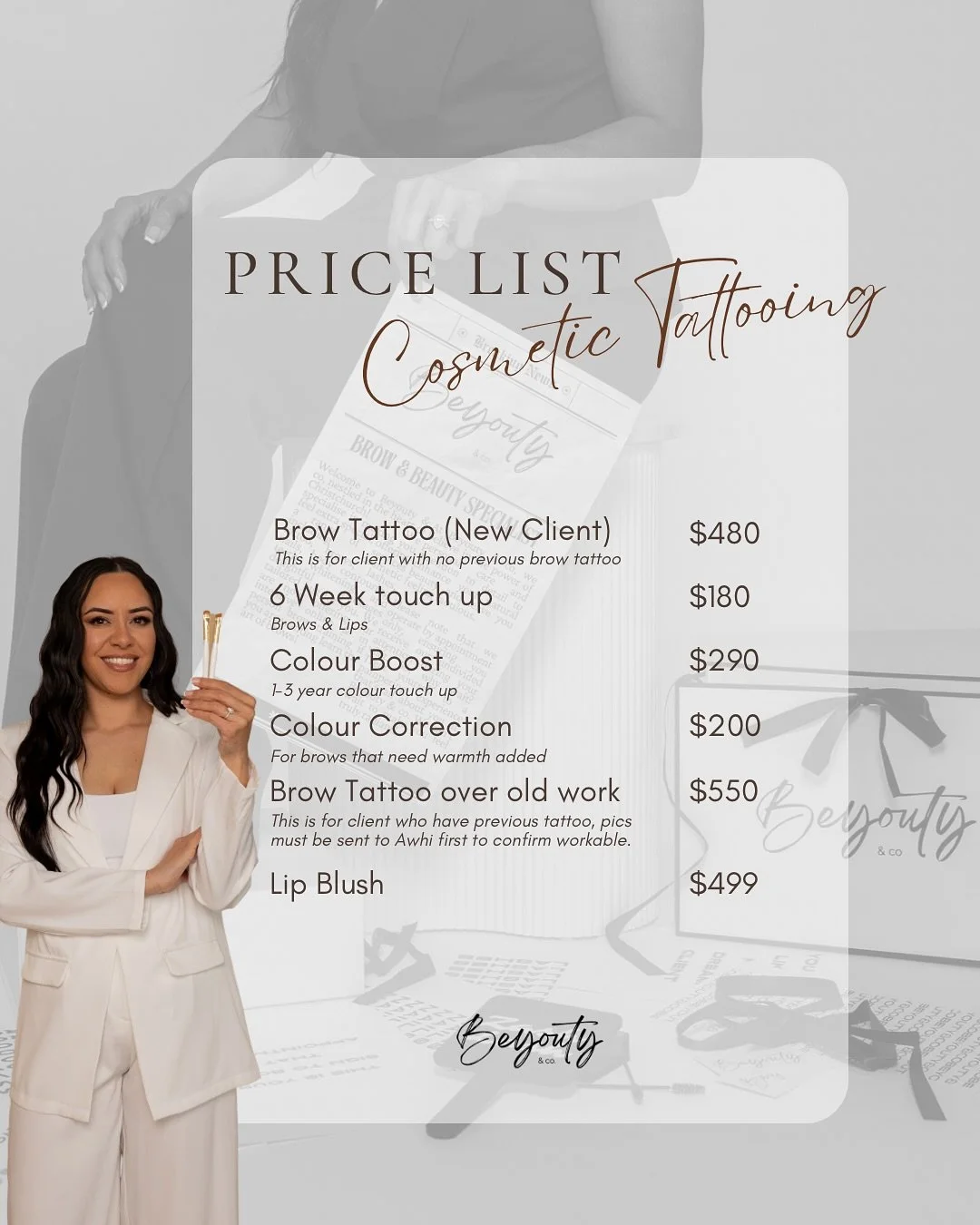 ✨ PRICE LIST ✨